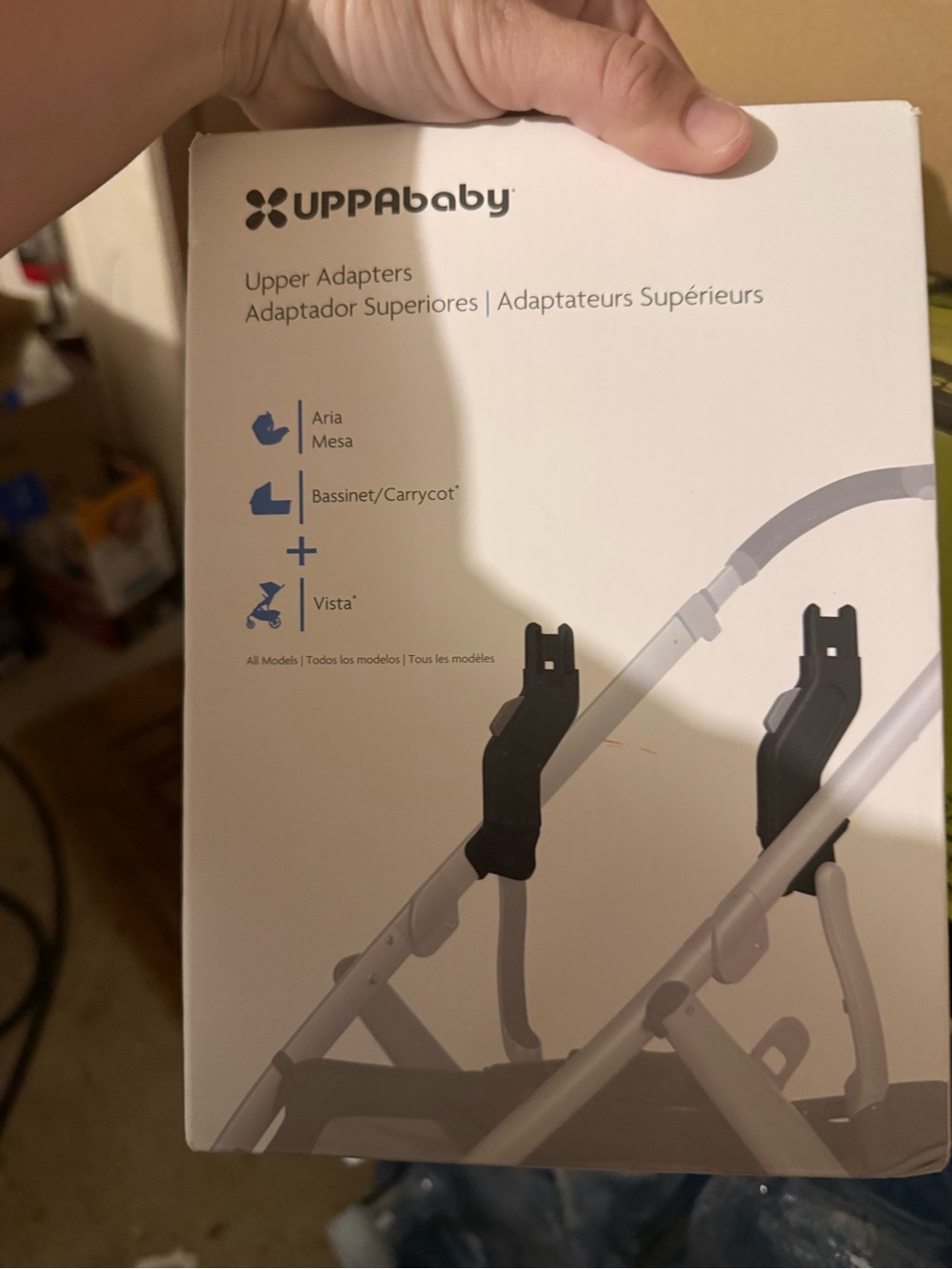UPPAbaby Black Upper Adapters for Stroller Travel Systems